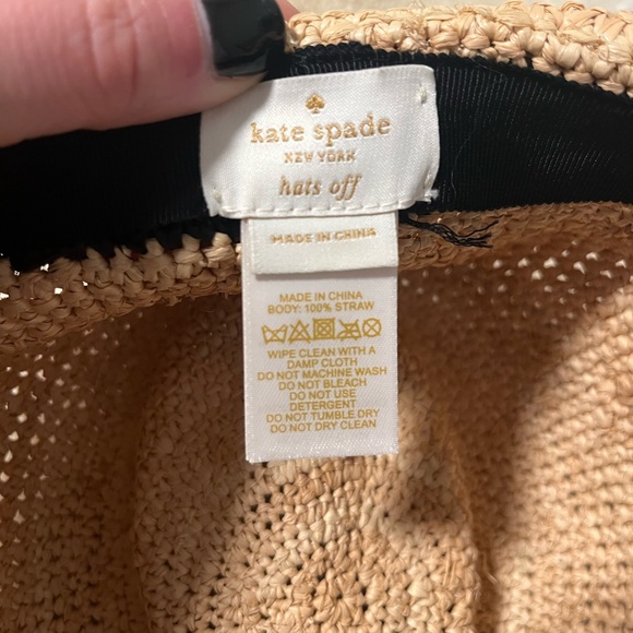 Kate Spade Straw Hat - Picture 3 of 4